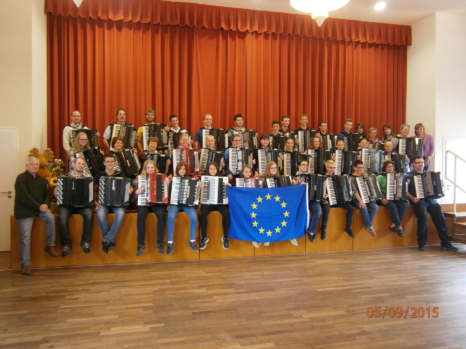 Evropský akordeonový orchestr ve Francii – 2014
